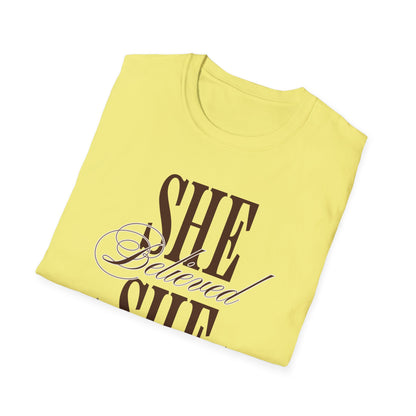 She Believed She Could